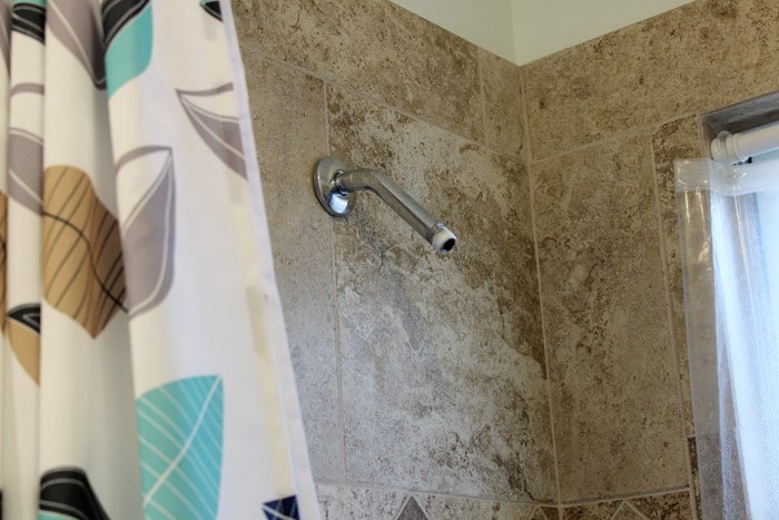 Shower Head Removed