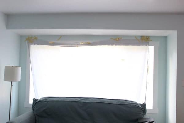 Livingroom before blinds