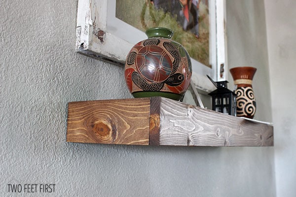 DIY floating shelf