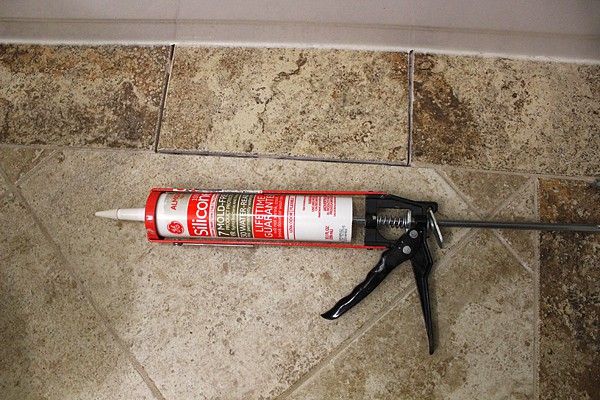 caulking tile