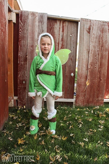 winter tinkerbell costume