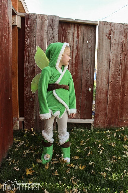 how to make a tinkerbell costume