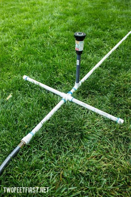 Build a Simple above ground Sprinkler with PVC