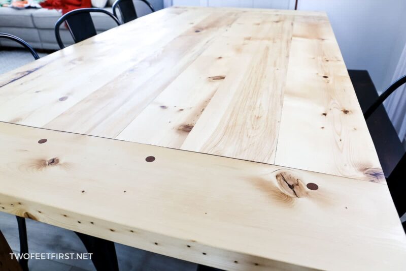 DIY reclaimed table top