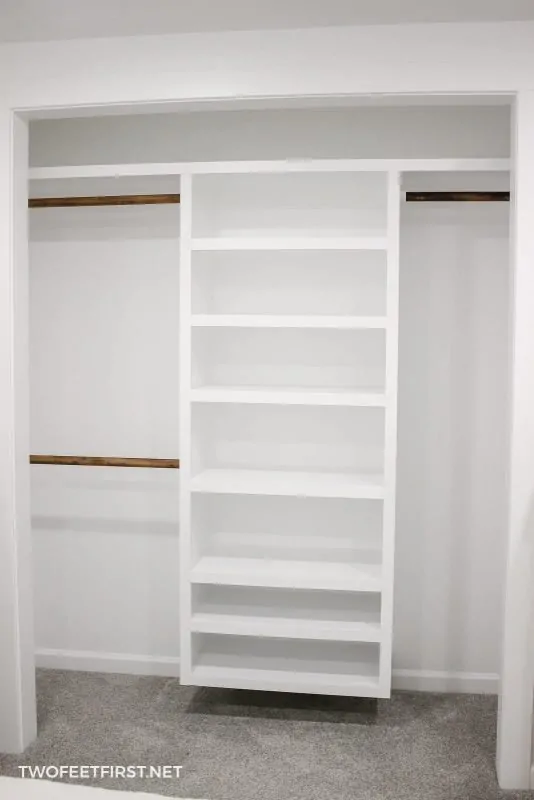 how to build a closet organizer