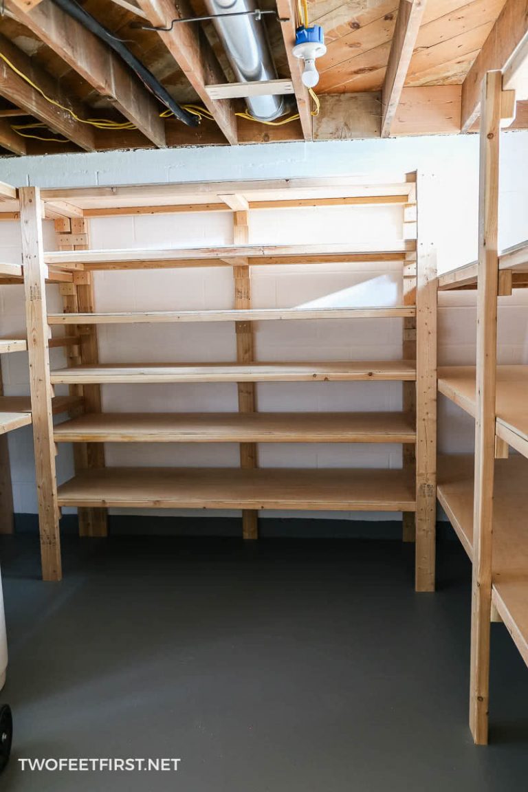 How to Build Storage Shelves for a Basement FreeStanding Shelves