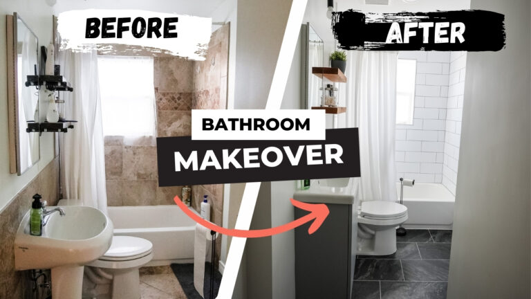 DIY Small Bathroom Remodel | From Start to Finish