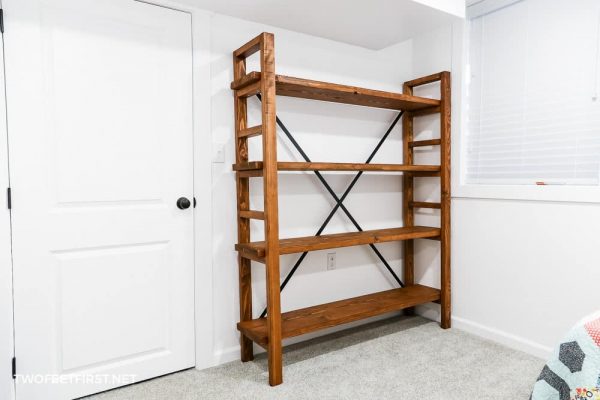How to build a simple bookshelf | DIY modern bookshelf