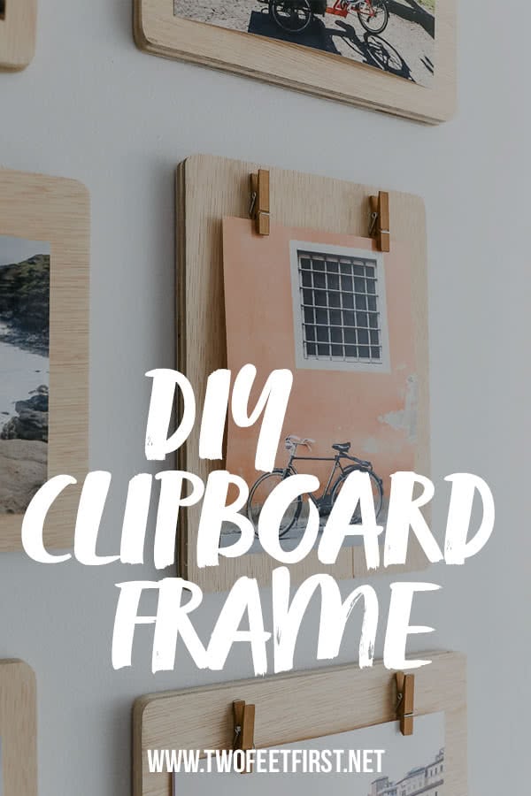 DIY Clothespin Picture Frames | Photo Display | Clothespin Picture Frames