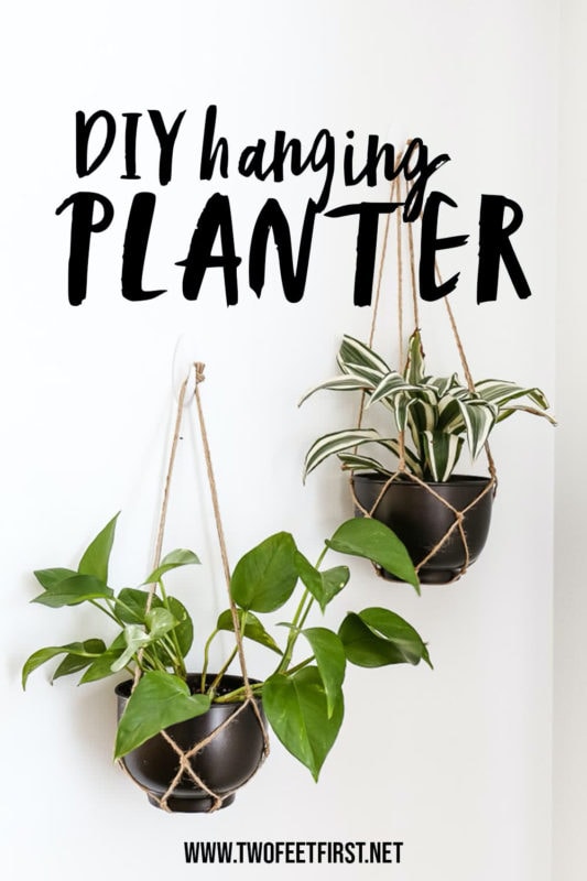 DIY hanging planters