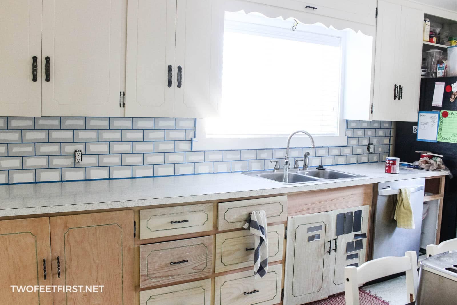 How to Paint a Backsplash to Look like Tile