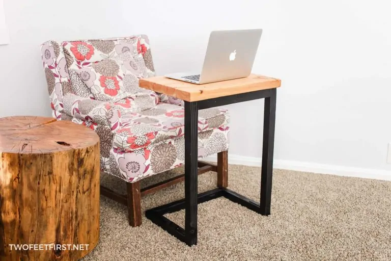 DIY laptop table for couch