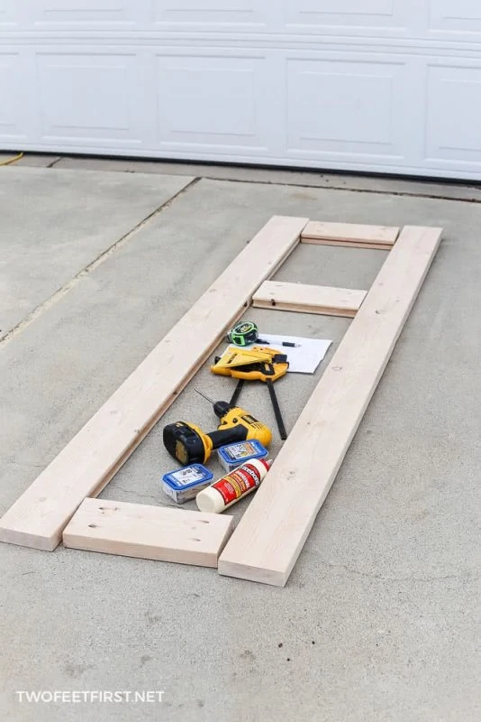 how to build a barn door with pocket holes