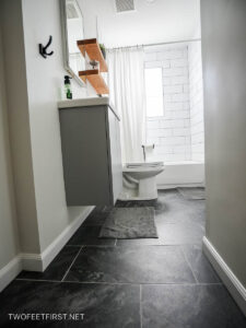 Tiling a bathroom floor (for beginners!) | A Guide for DIYers