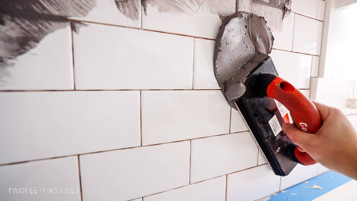 How to grout a backsplash
