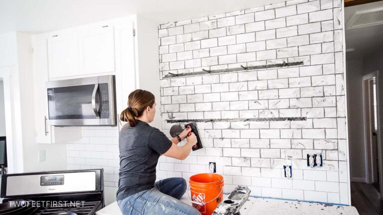 How to grout a backsplash