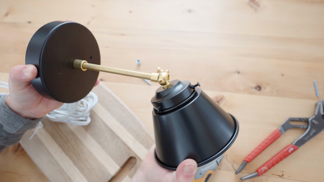 DIY Plug In Wall Sconce Build Your Own Light Fixture