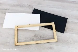 materials for changeable wooden frame for signs