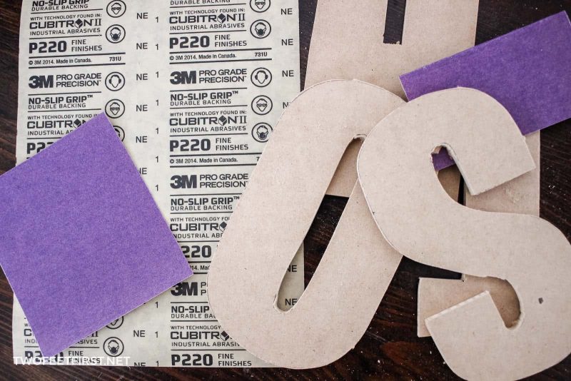 create wooden letters