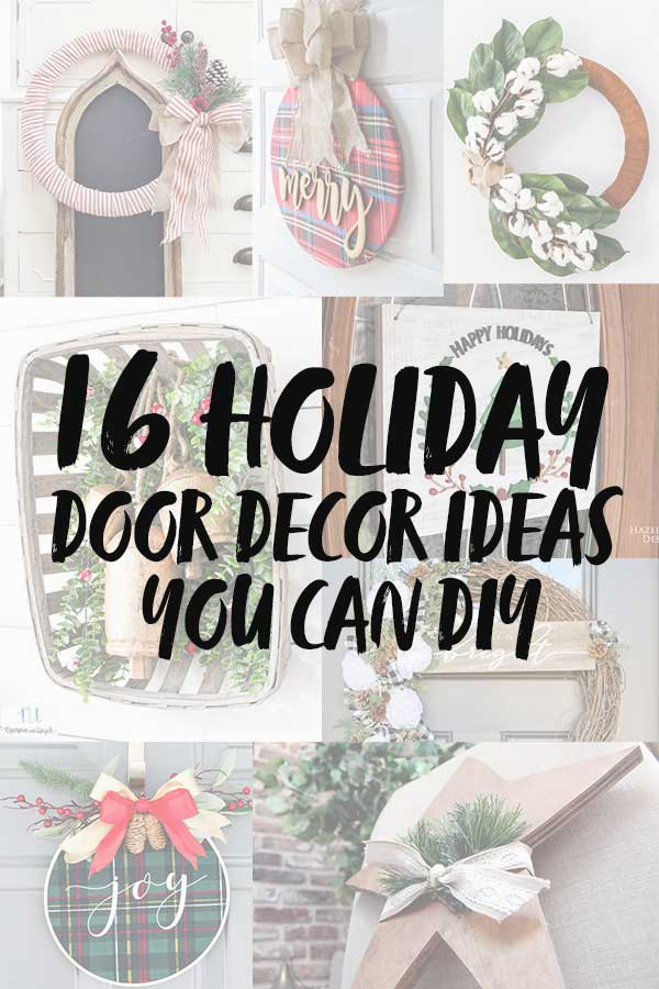 16 Christmas Door Decorations You Can DIY