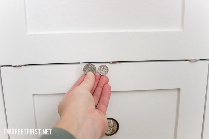 spacing cabinet drawer fronts