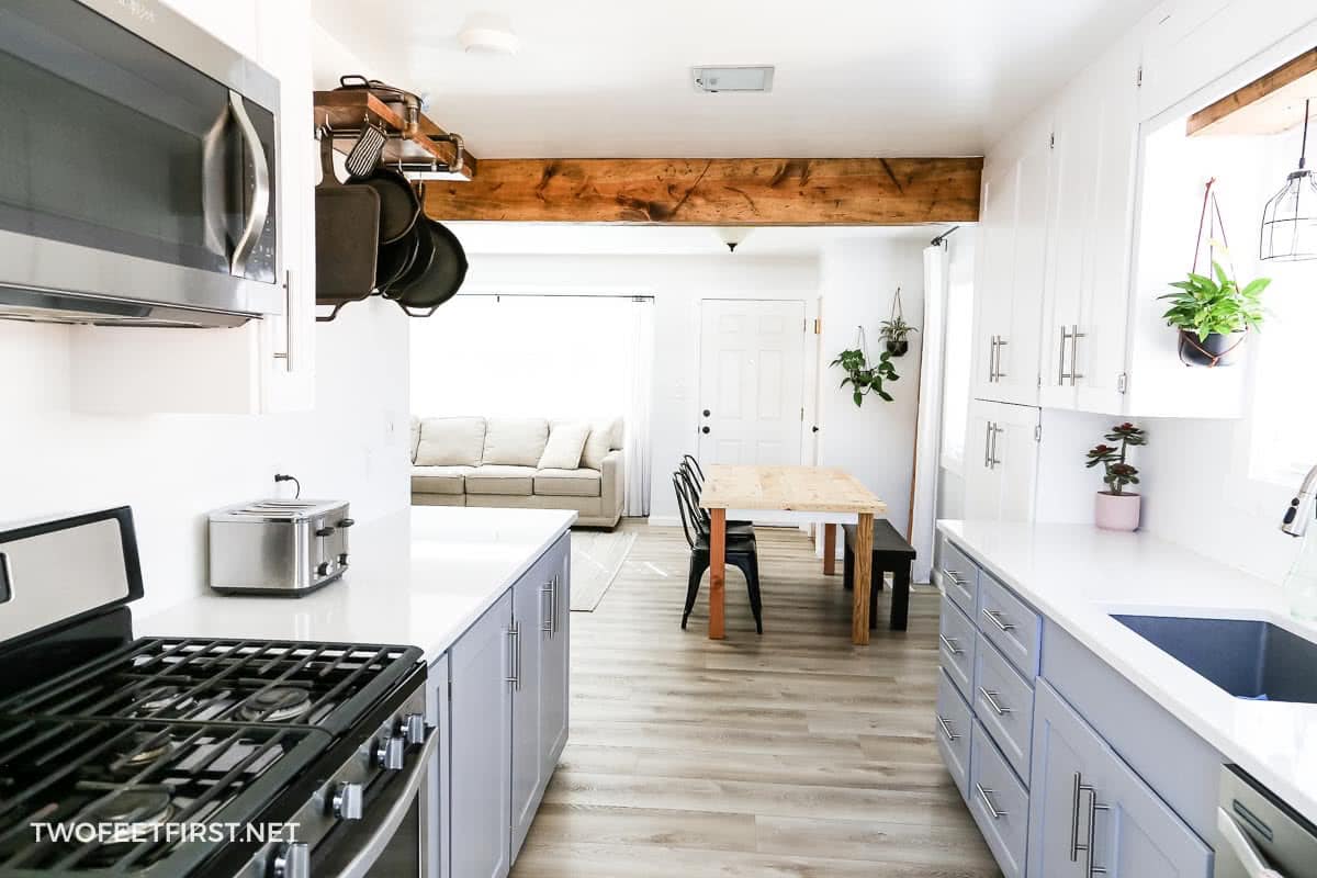 Small kitchen remodel on a budget | DIY makeover