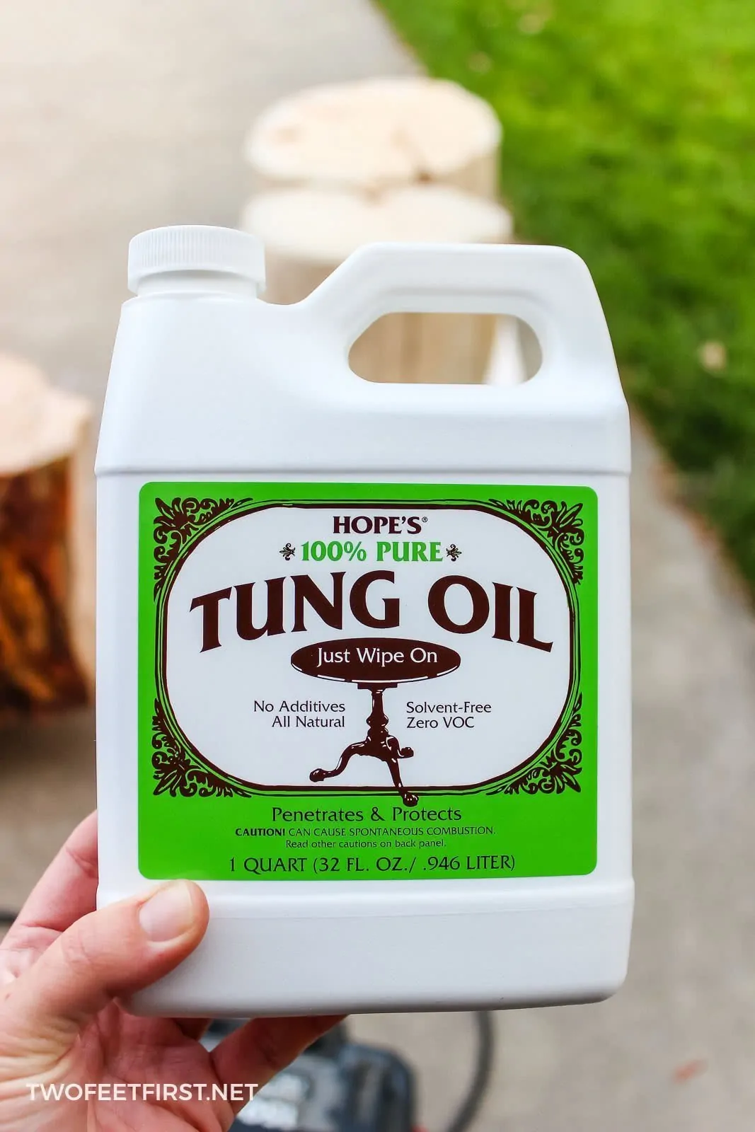 wood Tung Oil finish