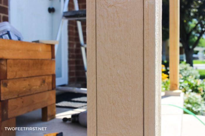 wrapping porch columns with outdoor composite trim