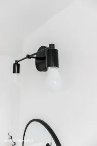handmade farmhouse vanity light fixture