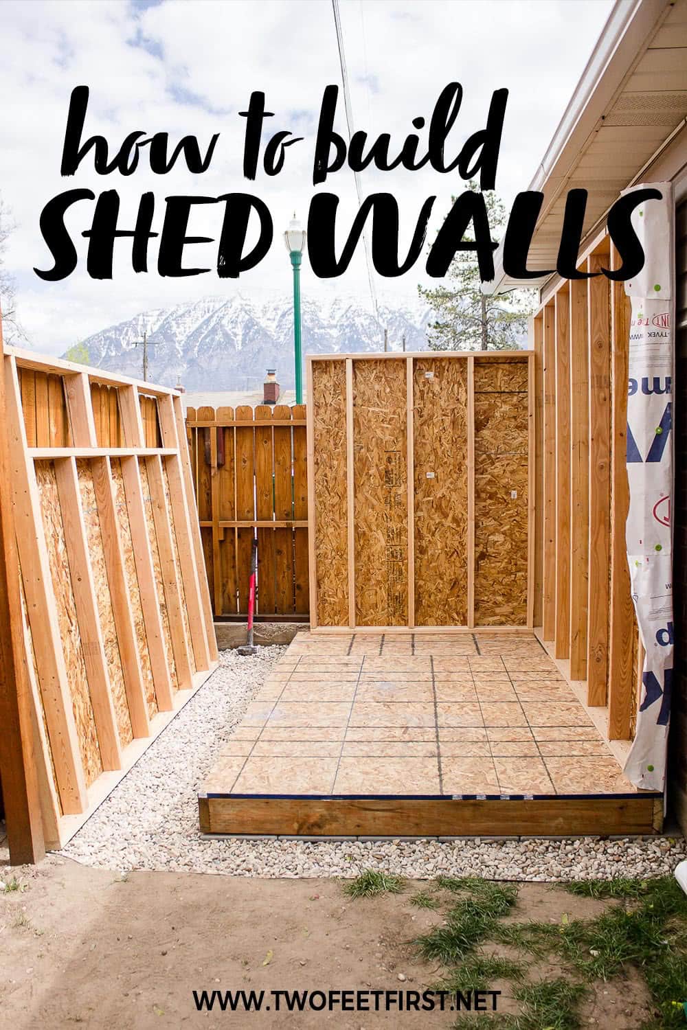 Build Shed Walls plus Floor