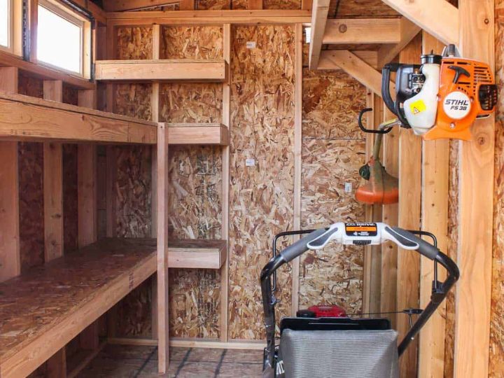 How To Build Storage Shelves In A Shed, Do It Yourself Basement Storage Shelves