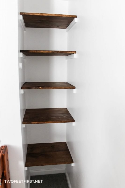 Build A Simple Wall To Shelves, How To Build Wall Shelves Built In
