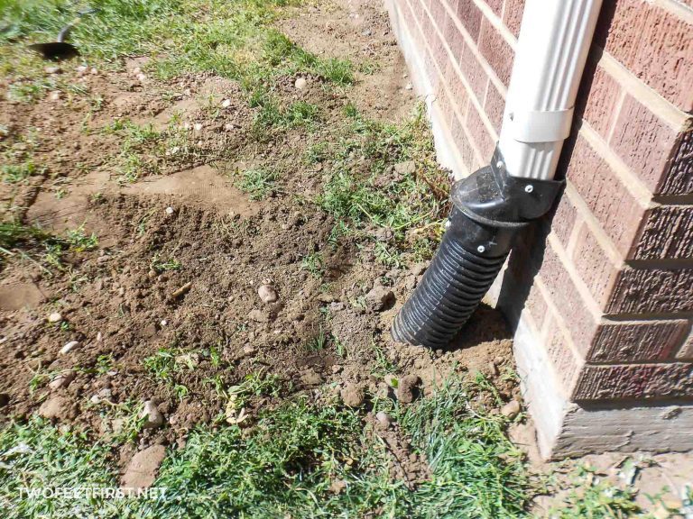 How to Bury a Gutter Downspout