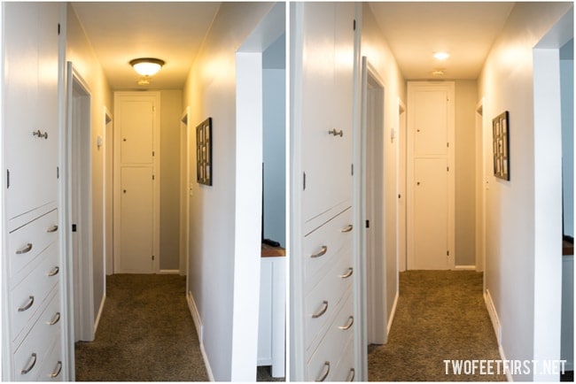 update light to recessed light