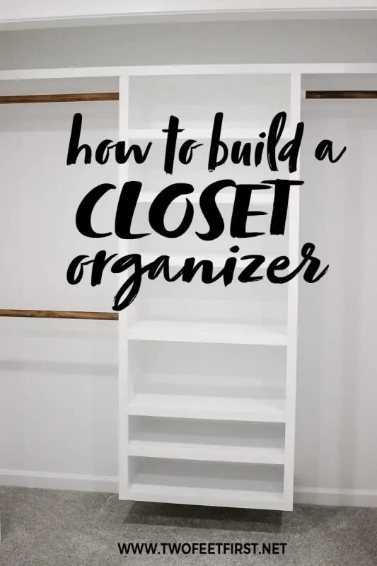 how to build a closet organizer