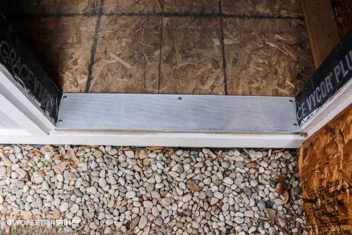 install sill plate for shed