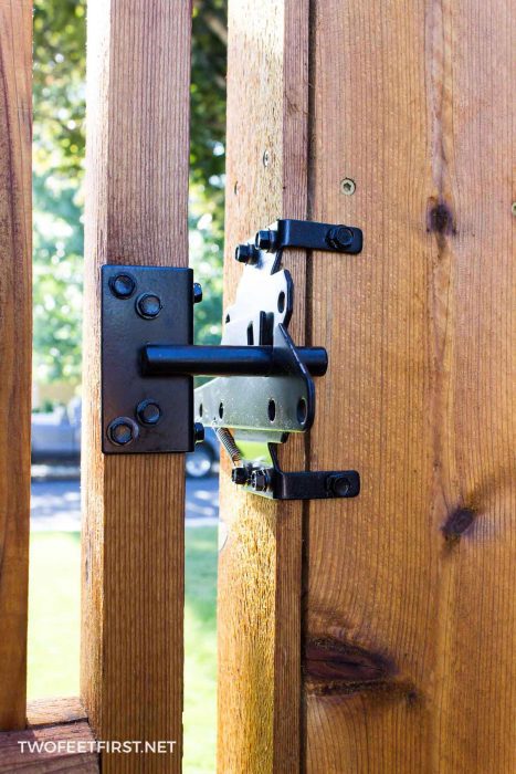 wooden gate latch 