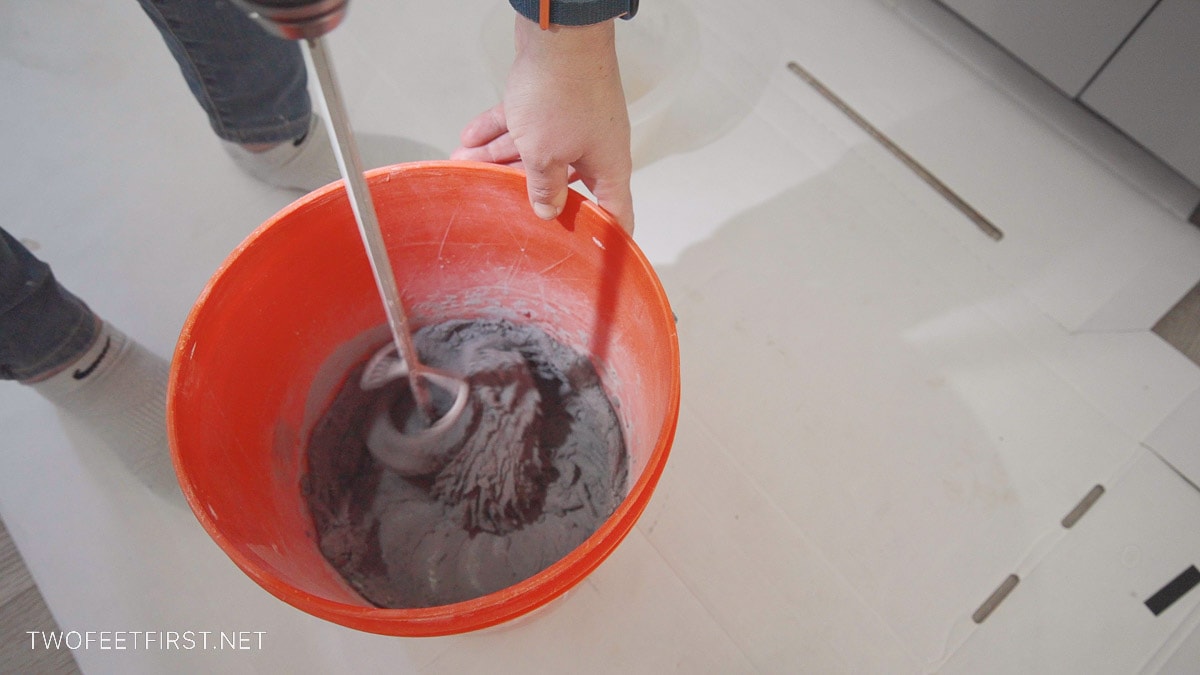 How to grout floor tile