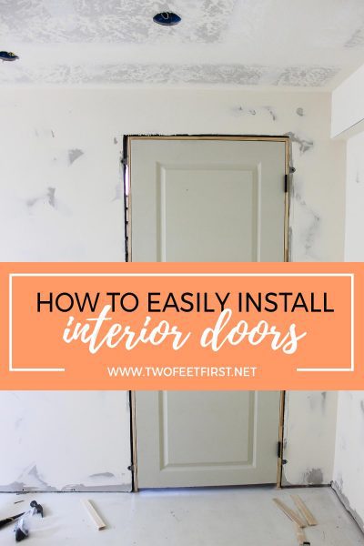 How to install an interior door | Easiest way!