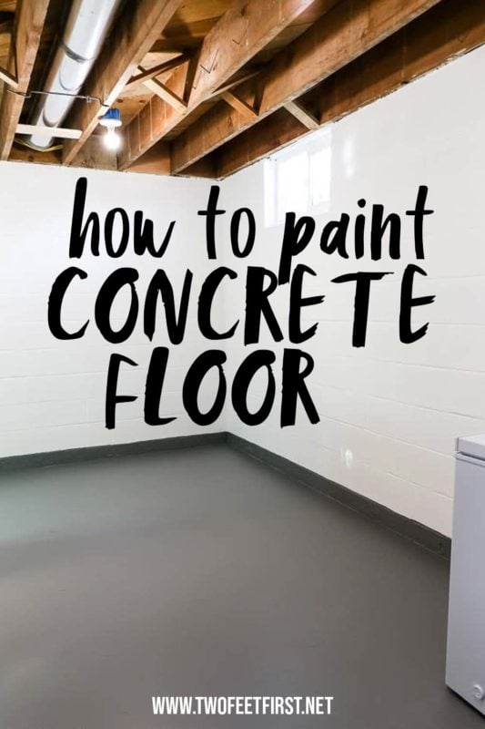 how to paint concrete floor