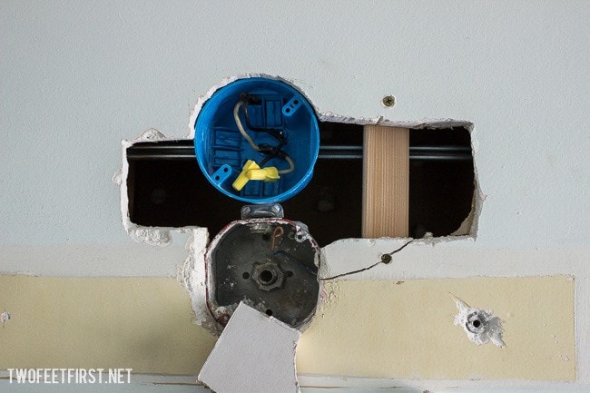 How to patch a hole in a wall.