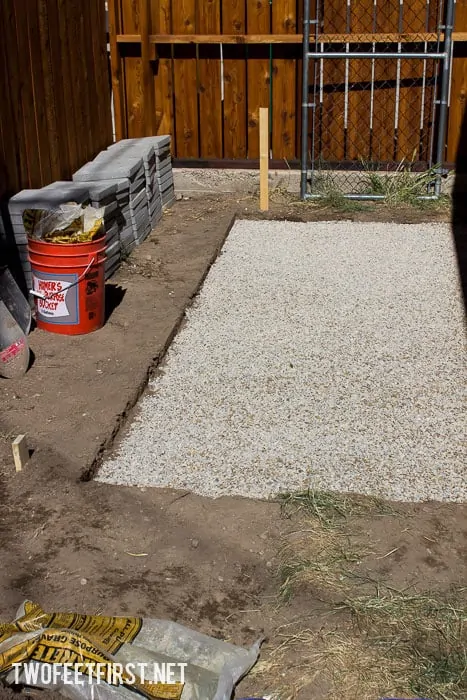 gravel base for paver foundation