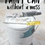 open a paint can without a mess