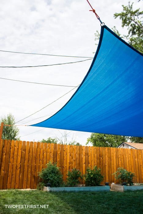 how to install a sun shade sail for yard