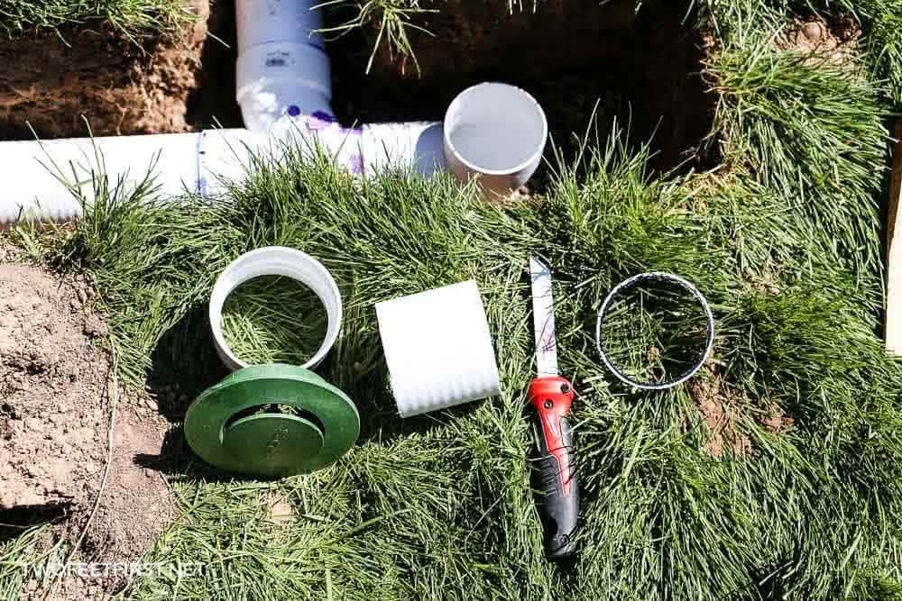 Install Underground Gutter Drainage DIY French Drain TwoFeetFirst